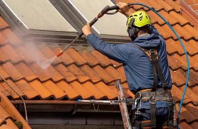 Démoussage et hydrofuge de toiture à Hannescamps